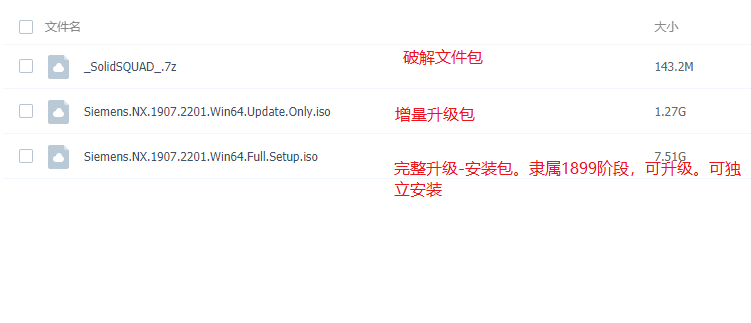 ​UG NX1907 完整包-增量升级包合集 –全网首发