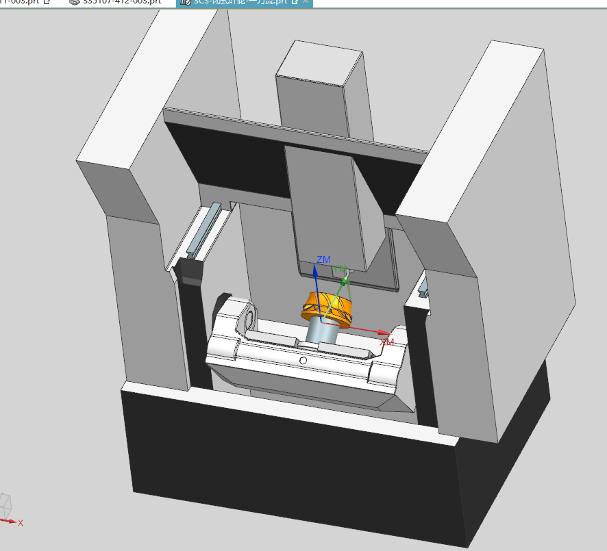 UG NX 5轴–封闭叶轮编程–6–带刀路–可观摩