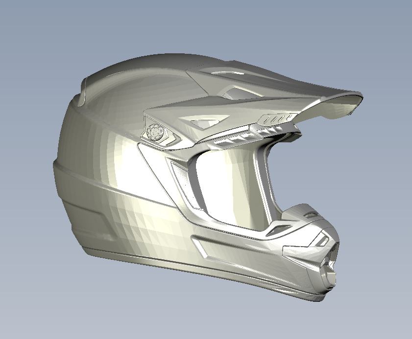 摩托车头盔3D模型