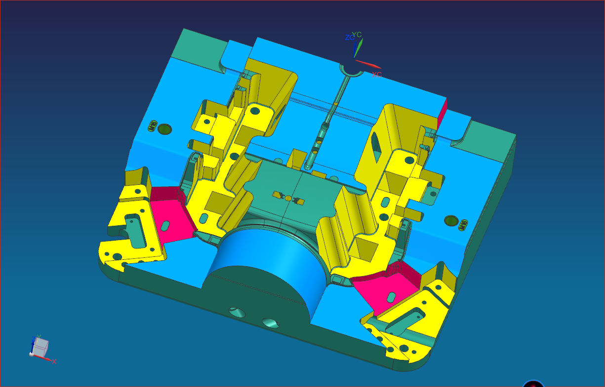 UG NX 模具练习图档–带刀路。